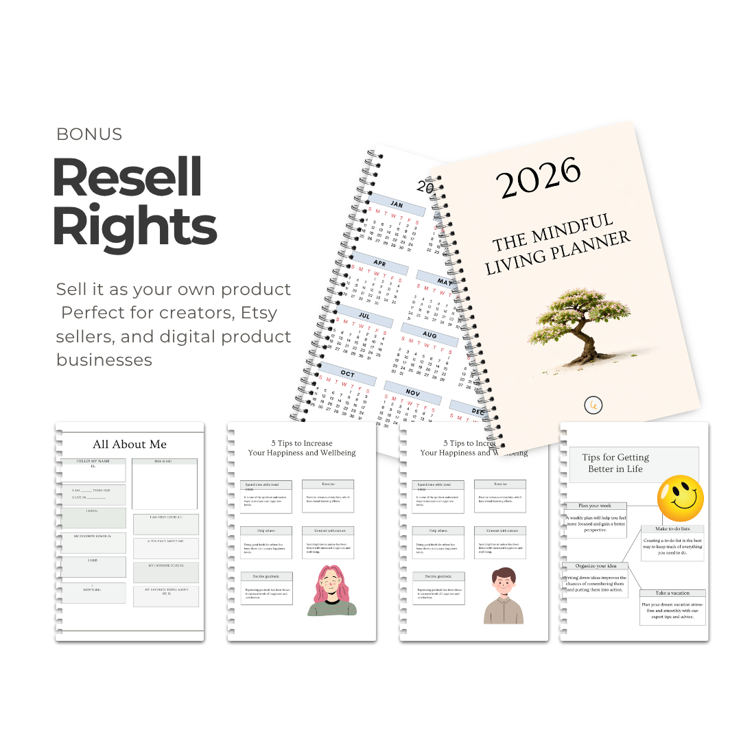 2026 Mindful Living Planner