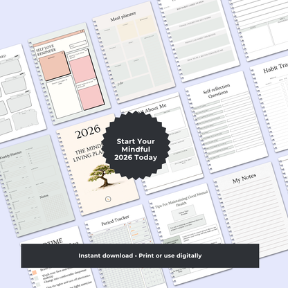 2026 Mindful Living Planner