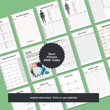 2026 Ultimate Fitness & Habit Tracker