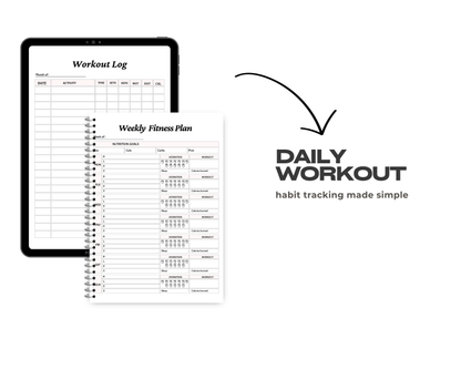 2026 Ultimate Fitness & Habit Tracker