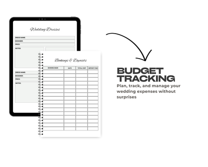 Ultimate Wedding Planner & Organizer PDF & Canva Template
